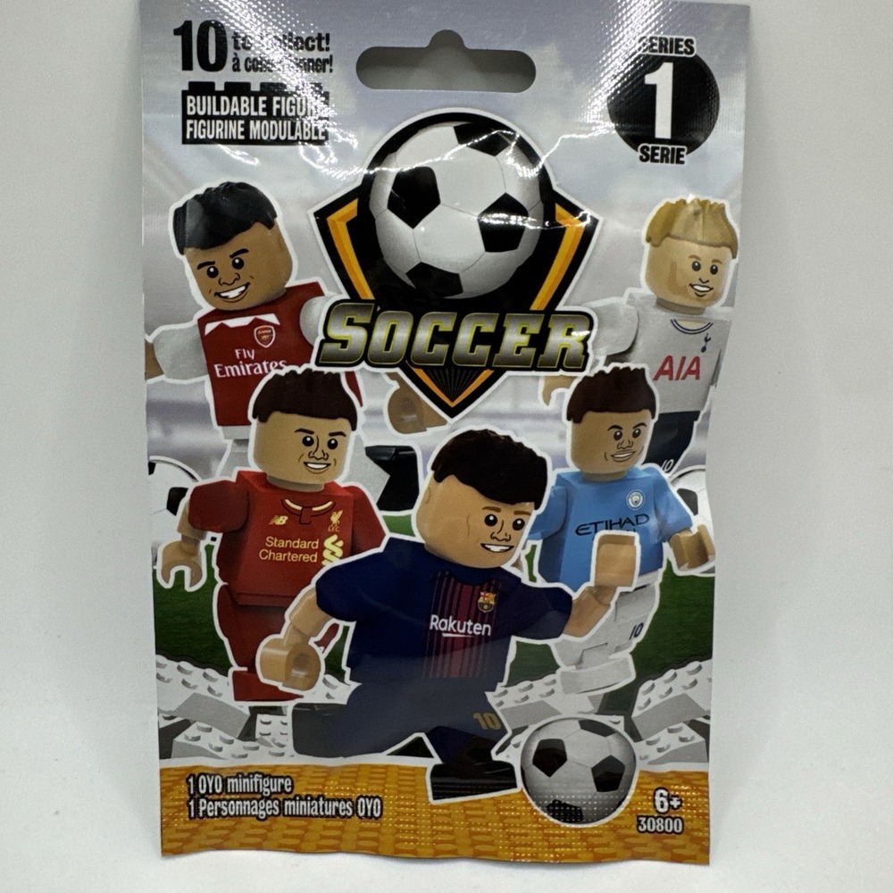 Soccer Series 1 Blind Blister Pack Rare Mini‎ Figure 1997
